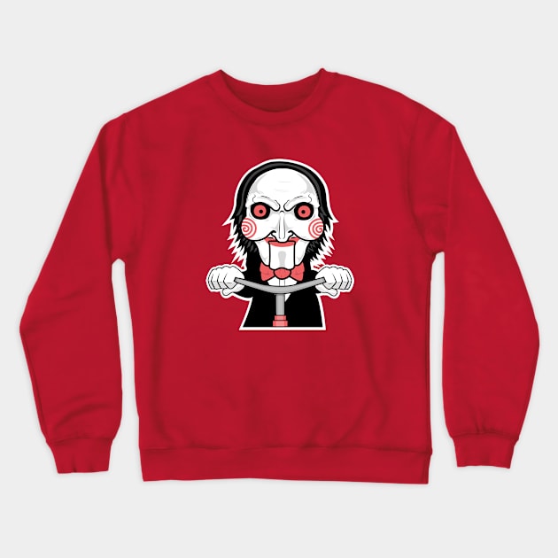 Jigsaw Trike Crewneck Sweatshirt by Sleekmaus